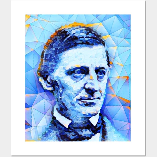 Ralph Waldo Emerson Portrait | Ralph Waldo Emerson Artwork | Ralph Waldo Emerson Painting 10 Wall Art by JustLit